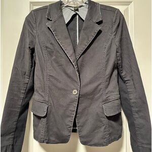 Peyton Jensen Jacket Small S Navy Blue Blazer Sport Coat Evereve Womens